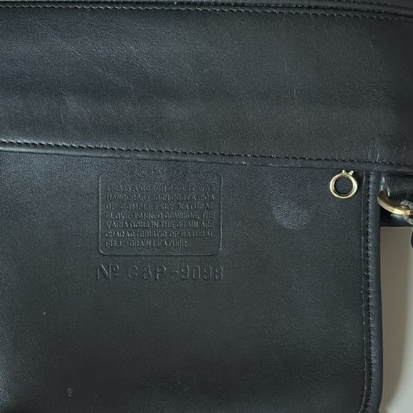 1998 Vintage COACH Tribeca Black No. 9098  Purse - Picture 8 of 16